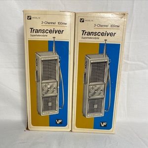 3CHANNEL TRANSCEIVER SUPERHETERODYNE VF MODEL 93 TESTED ONE WORKING OTHER not